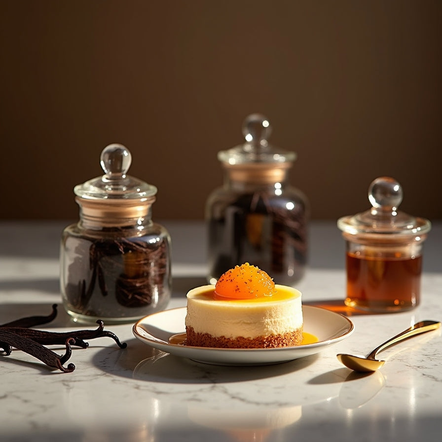 Dessert raffiné avec vanille Bourbon de Madagascar – Maison Lagousse